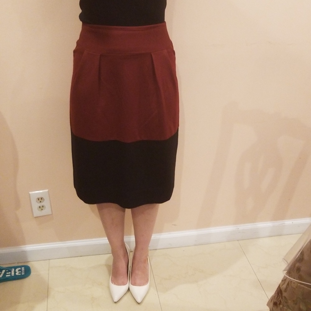 Red skirt